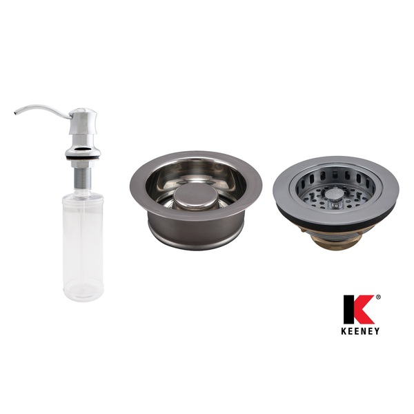 Keeney KITK5445CPGD Basics Kitchen Kit, Polished Chrome - Polished Chrome