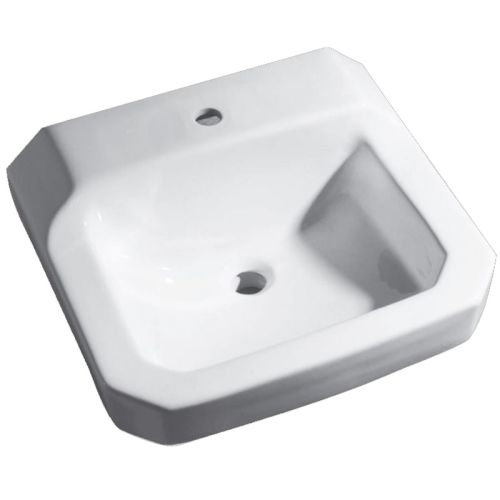 Proflo PF5411 19' Wall Mounted Bathroom Sink with 1 Hole Drilled
