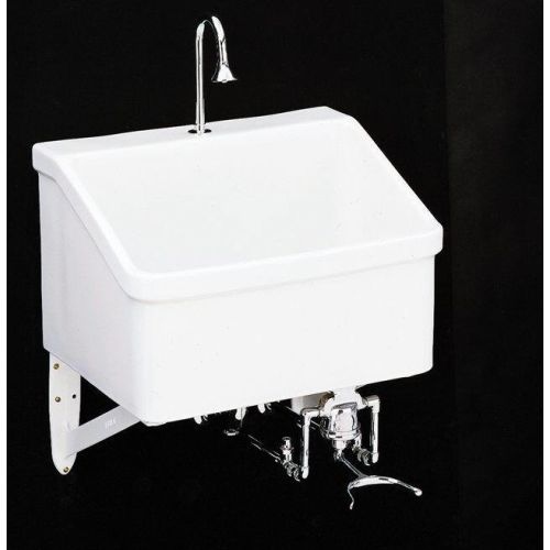 Kohler K-12793 Hollister utility sink with single-hole faucet drilling