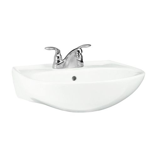 Sterling 446124 Sacramento 21-1/4' Pedestal Bathroom Sink With Three Holes Drilled And Overflow