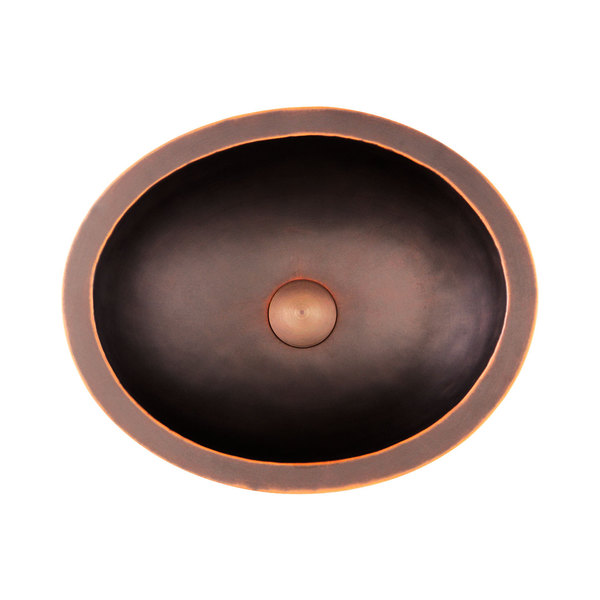 Copper 17-inch x 14-inch Bathroom Sink - 17X14, Copper