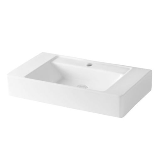 Mirabelle MIR32191A 31-1/2' Porcelain Console Bathroom Sink Only with 1 Pre-Cut Faucet Hole