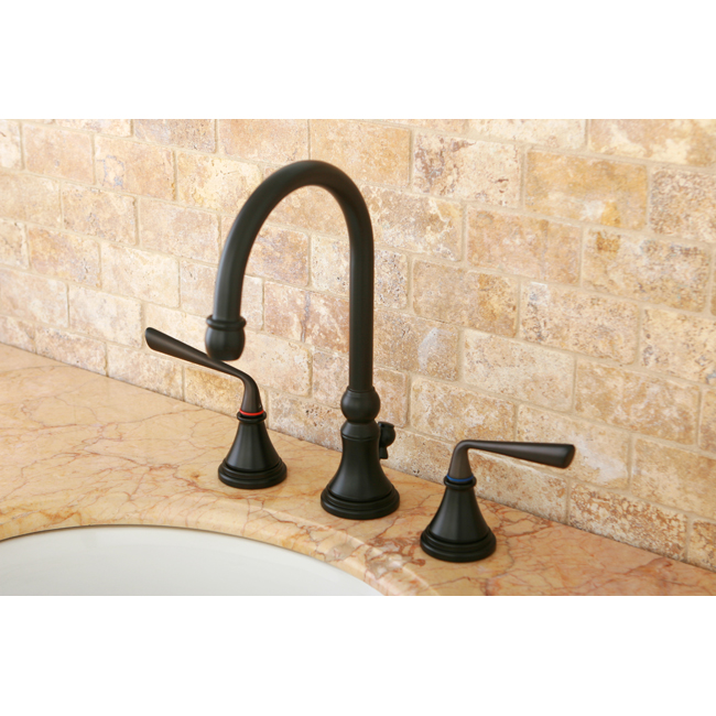 Oil Rubbed Bronze Widespread Bathroom Faucet - Oil Rubbed Bronze