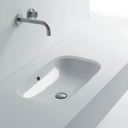 WS Bath Collections Ciotola 66U - 1509401 Ciotola 26-1/5' Undermounted Bathroom Sink with Overflow