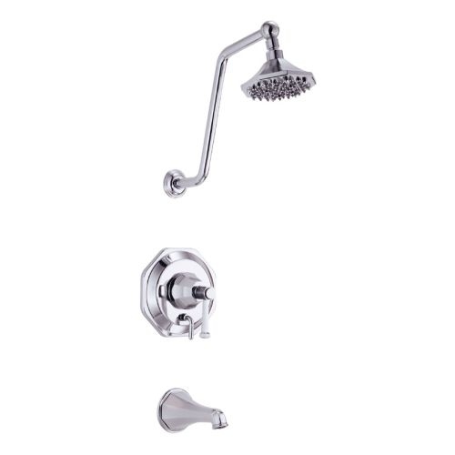 Danze D503068T Pressure Balanced Tub and Shower Trim Package with Single Function Shower Head From the Brandywood Collection