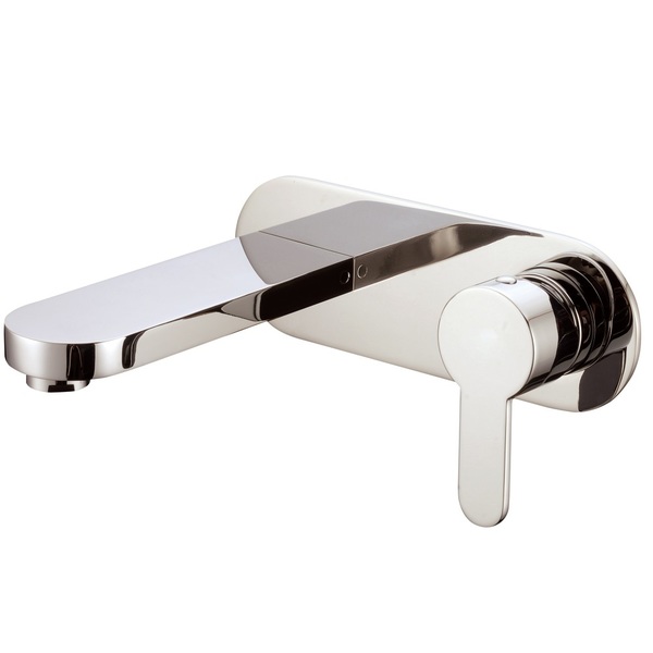 Dawn USA Brushed Nickel Wall-mounted Single-lever Concealed Washbasin Mixer - Brushed Nickel