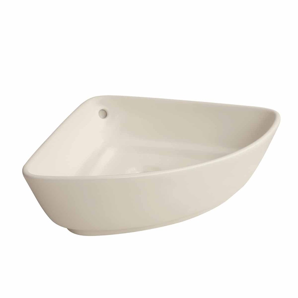 Bathroom Vessel Sink Triangle Bone China | Renovator's Supply - Renovator's Supply
