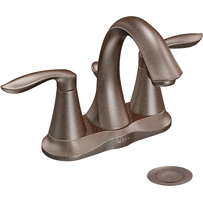 Moen 6410ORB EVA Two-Handle Bathroom Faucet Oil Rubbed Bronze