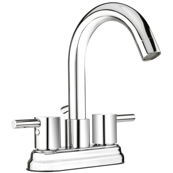 Belanger Polished Chrome 2-handle 4-inch Centerset Bathroom Sink Faucet - Polished Chrome