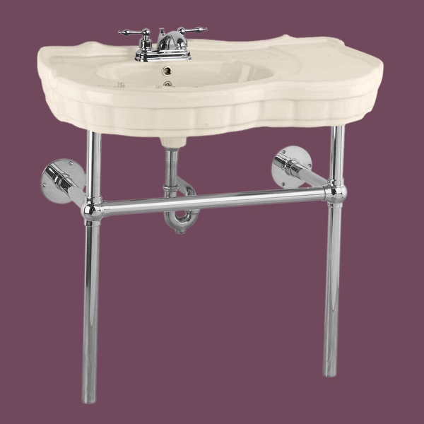 Console Sink Southern Belle Bone China Bistro Wall Mount| Renovator's Supply - Renovator's Supply