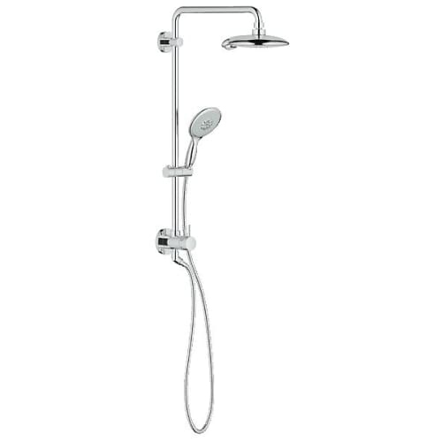 Grohe 26 126 Retro-Fit 190 Shower System. Upgrade Your Existing Shower and Add a Rain Shower Head and Hand Shower