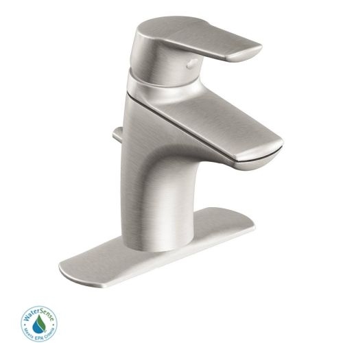 Moen 6810 Single Handle Single Hole Bathroom Faucet from the Method Collection (Valve Included)