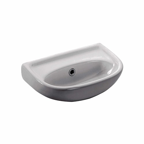 WS Bath Collections Basic 4000.00 Basic 15-1/2' Wall Mounted Bathroom Sink