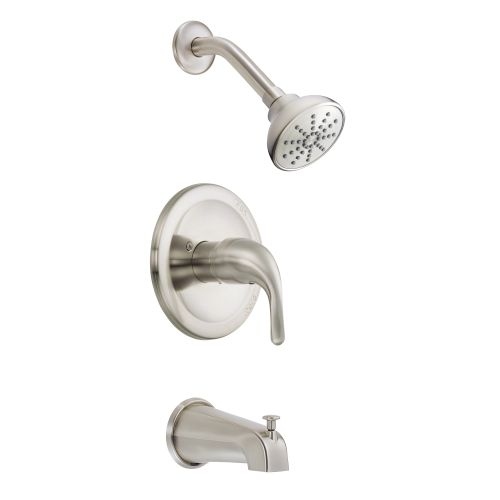 Danze D500011T Pressure Balanced Tub and Shower Trim Package with Single Function Shower Head From the Melrose Collection (Less