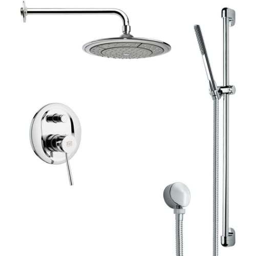 Nameeks SFR7041 Remer 2.5 GPM Multi Function Rain Shower with Handshower, Slide Bar and Rough In