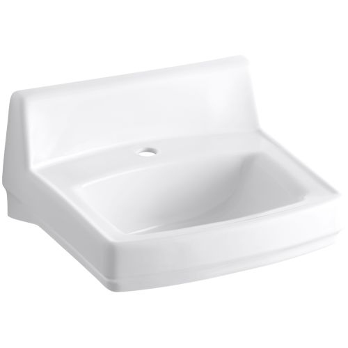 Kohler K-12643 Greenwich 15' Wall Mounted Bathroom Sink with 1 Hole Drilled and Overflow