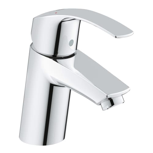 Grohe 32 643 A Eurosmart 1.2 GPM Smooth Body Single Hole Bathroom Faucet with SilkMove Technology - Less Drain Assembly