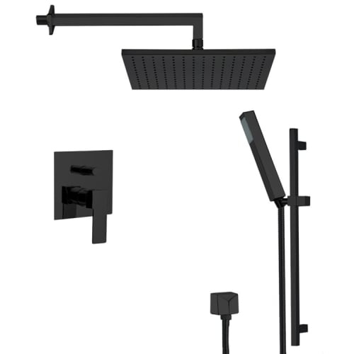 Nameeks SFR7512 Remer Shower System with Multi Function Rain Shower Head, Hand Shower, Slide Bar, and Rough In