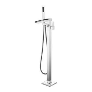 Union 2-Handle Clawfoot Tub Faucet with Hand Shower in Polished Chrome