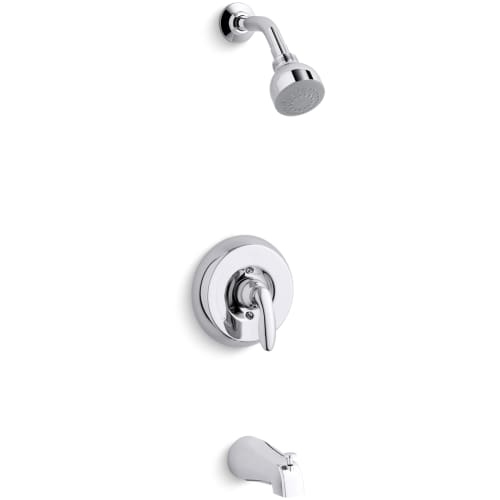 Kohler K-TS15601-4E Coralais Single Handle Tub and Shower Trim Only with Metal Lever Handle, 2.0 GPM Single Function Shower