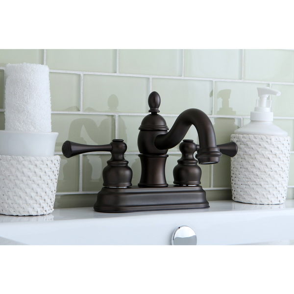 Victorian Spout Oil Rubbed Bronze Bathroom Faucet - Oil Rubbed Bronze