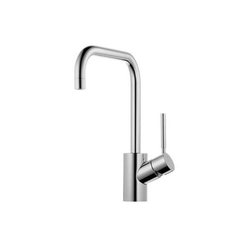 Jado 814302.100 Borma Square Monoblock Bathroom Sink Faucet Polished Chrome - Polished chrome