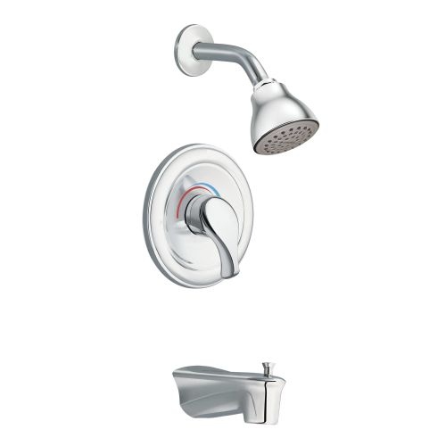 Moen TL172 Moentrol Pressure Balanced Tub and Shower Trim with 2.5 GPM Shower Head, Tub Spout, and Volume Control from the