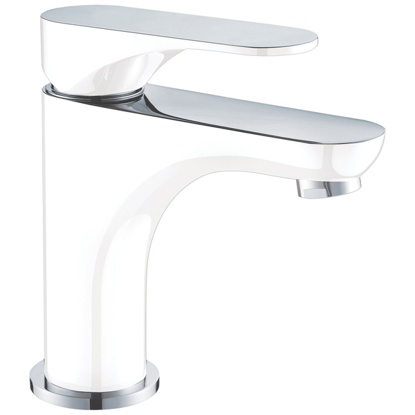 Dawn Single-lever lavatory faucet, Chrome and White - Chrome & White