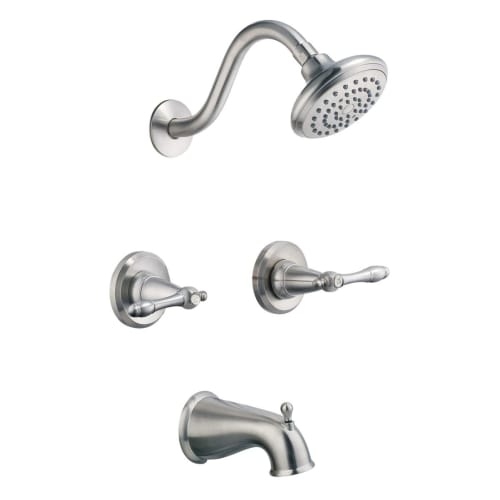 Design House 523480 Tub and Shower Trim Package with Single Function Shower Head