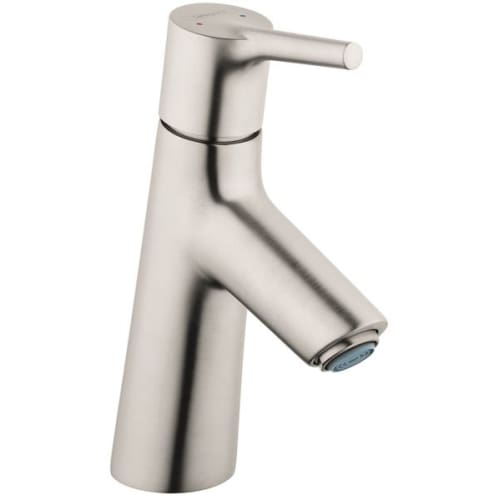 Hansgrohe 72010 Talis S 1.2 GPM Single Hole Bathroom Faucet with QuickClean, ComfortZone and EcoRight Technology - Includes - Chrome Finish