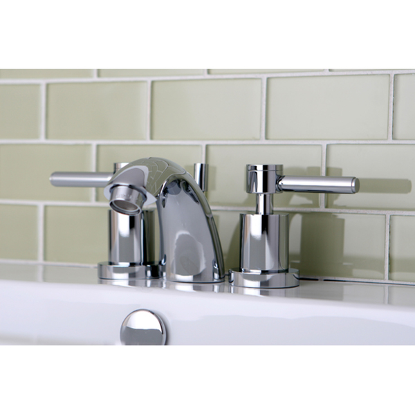 Concord Mini-widespread Chrome Bathroom Faucet - CONCORD MINI WIDE LAVATORY