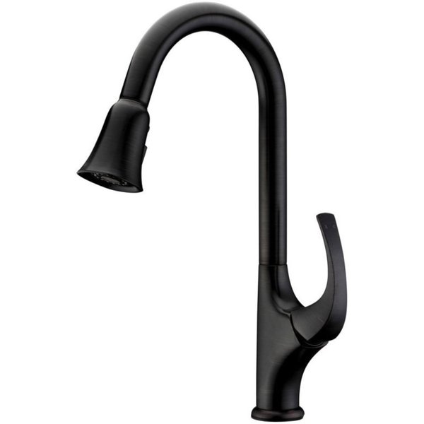 Dawn Dark Brown Finished Single-lever Pull-out Spray Kitchen Faucet - Dawn kitchen faucet, Dark Brown Finished