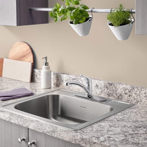 American Standard 7074 Colony Pro Single Handle Kitchen Faucet - Includes Escutcheon Plate