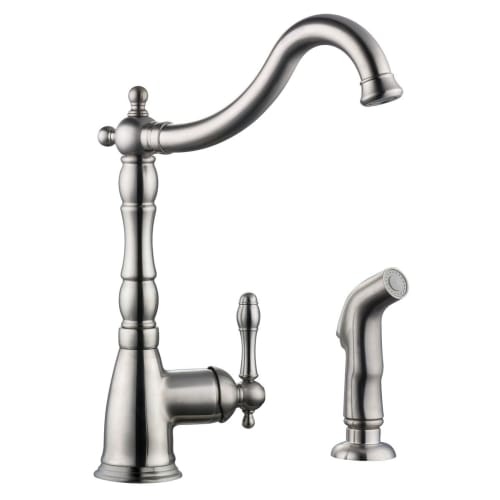 Design House 523225 Single Handle Kitchen Faucet with Side Spray