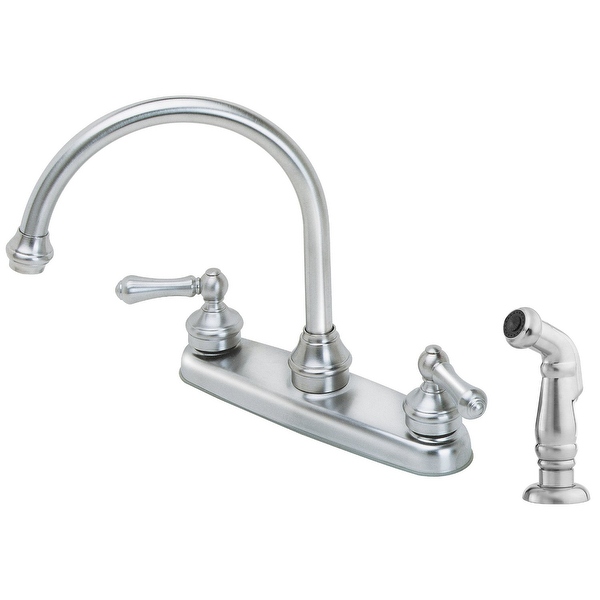 Pfister LF8H685SS Savannah Two Handle Kitchen Faucet, Stainless Steel
