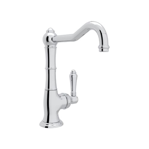 Rohl A3650/6.5LM-2 Country Kitchen Kitchen Faucet with 6-1/2' Spout Reach - Polished Nickel