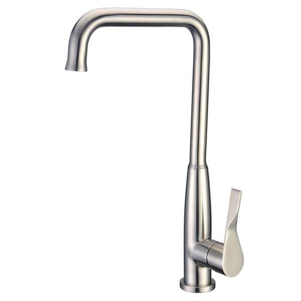 Cadell 70600 Brushed Stainless Steel Single Handle Kitchen Faucet - Brushed Stainless Steel