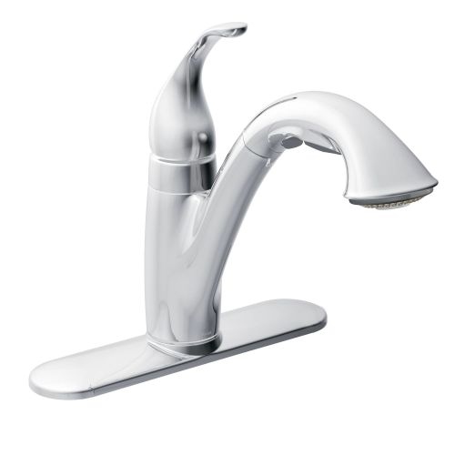 Moen 67545 Pullout Spray High-Arc Kitchen Faucet from the Camerist Collection