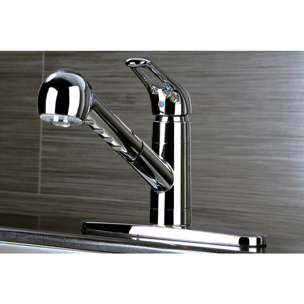Traditional Chrome Pullout Kitchen Faucet - Chrome