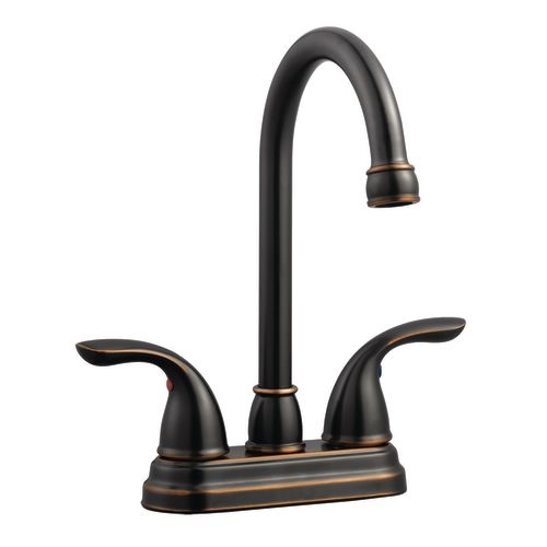 Design House 525121 Double Handle Bar Faucet with Metal Lever Handles from the Ashland Collection