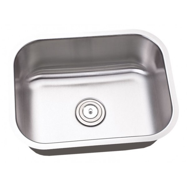 23.25-inch Single Bowl Undermount Stainless Steel Kitchen/ Island/ Bar Sink - 23.25-inch Single Bowl Undermount Kitchen Sink