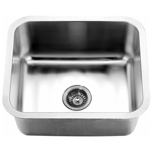 Dawn Stainless Steel Undermount Single Bowl Sink - Minimum Cabinet Size: 24'