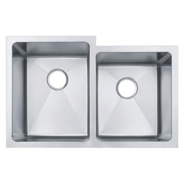 Soci Stainless Steel 60/40 Double-basin Kitchen Sink