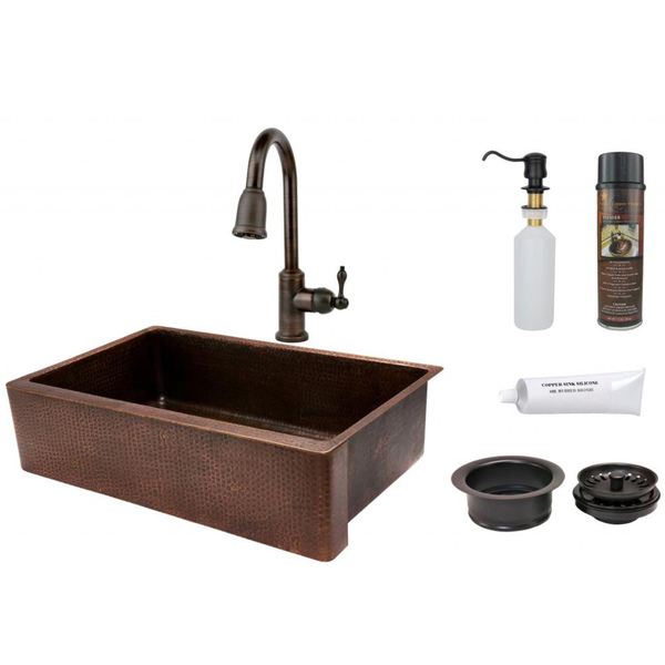 Premier Copper Products Pull Down Faucet Package - KSP2_KASDB35229