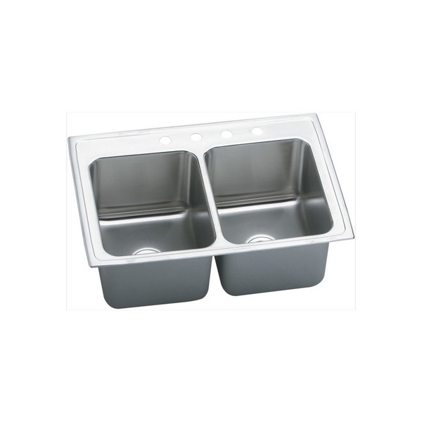 Elkay Stainless Steel 18-gauge Double-bowl Top-mount Kitchen Sink - Stainless Steel