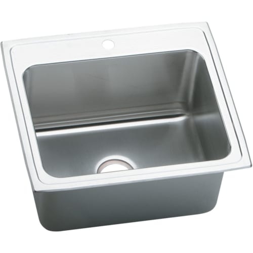 Elkay PLA252212 Pursuit 25' Single Basin Drop In Stainless Steel Kitchen Sink