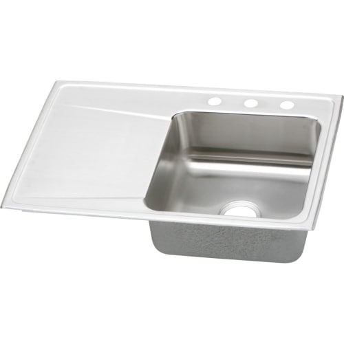 Elkay ILR3322R Gourmet 33' Single Basin Drop In Stainless Steel Kitchen Sink