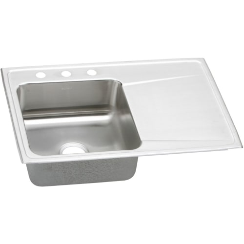Elkay ILR3322L Gourmet 33' Single Basin Drop In Stainless Steel Kitchen Sink