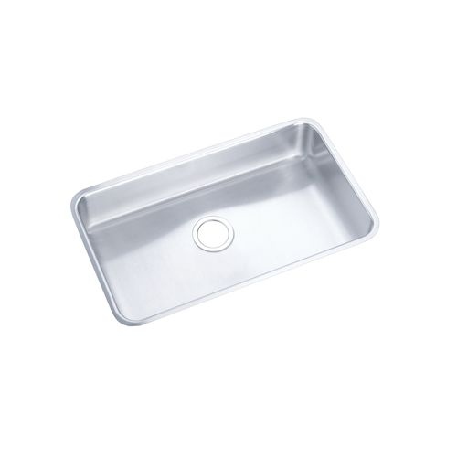 Elkay ELUH281612DBG Gourmet 30-1/2' Single Basin 18-Gauge Stainless Steel Kitchen Sink for Undermount Installations - Basin Rack