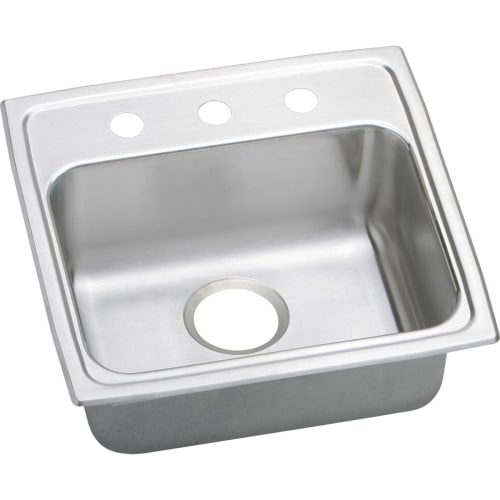 Elkay LRAD191940 Gourmet 19-1/2' Single Basin Drop In Stainless Steel Kitchen Sink